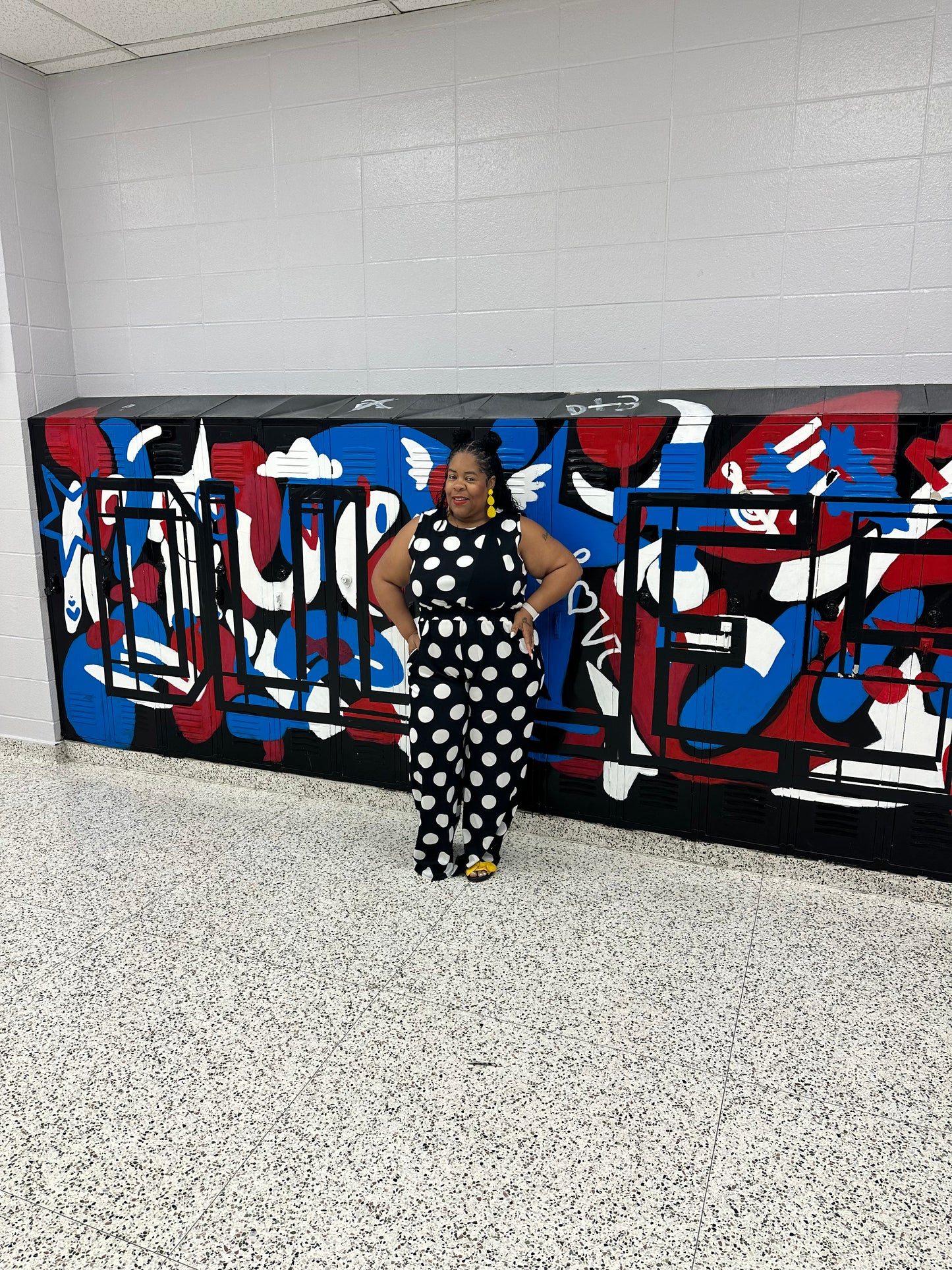 Boldly Spotted Jumpsuit