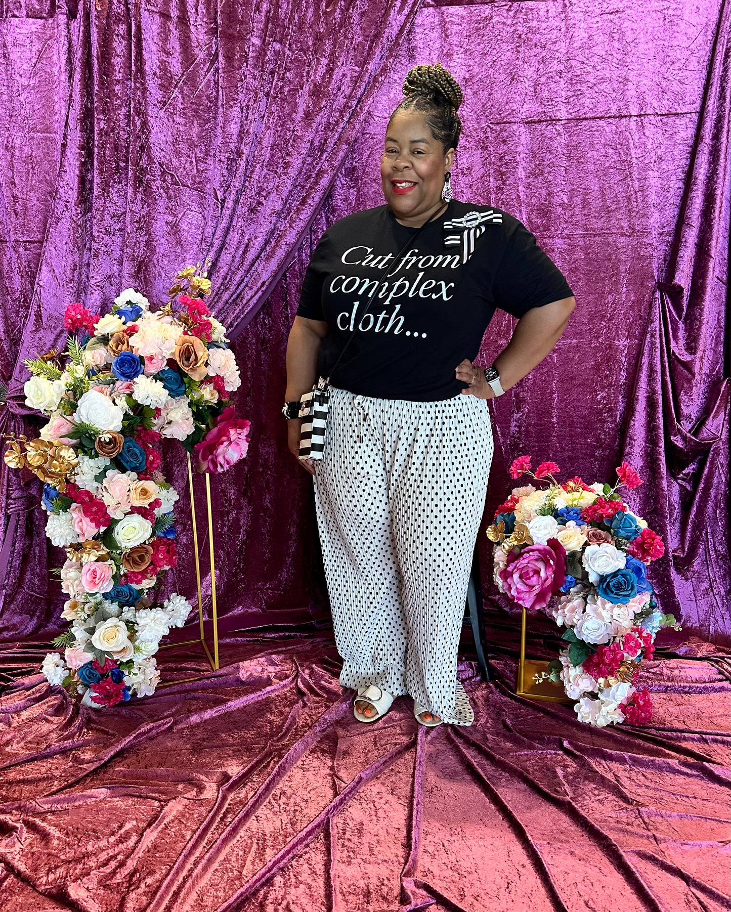 Cut from complex cloth t-shirt