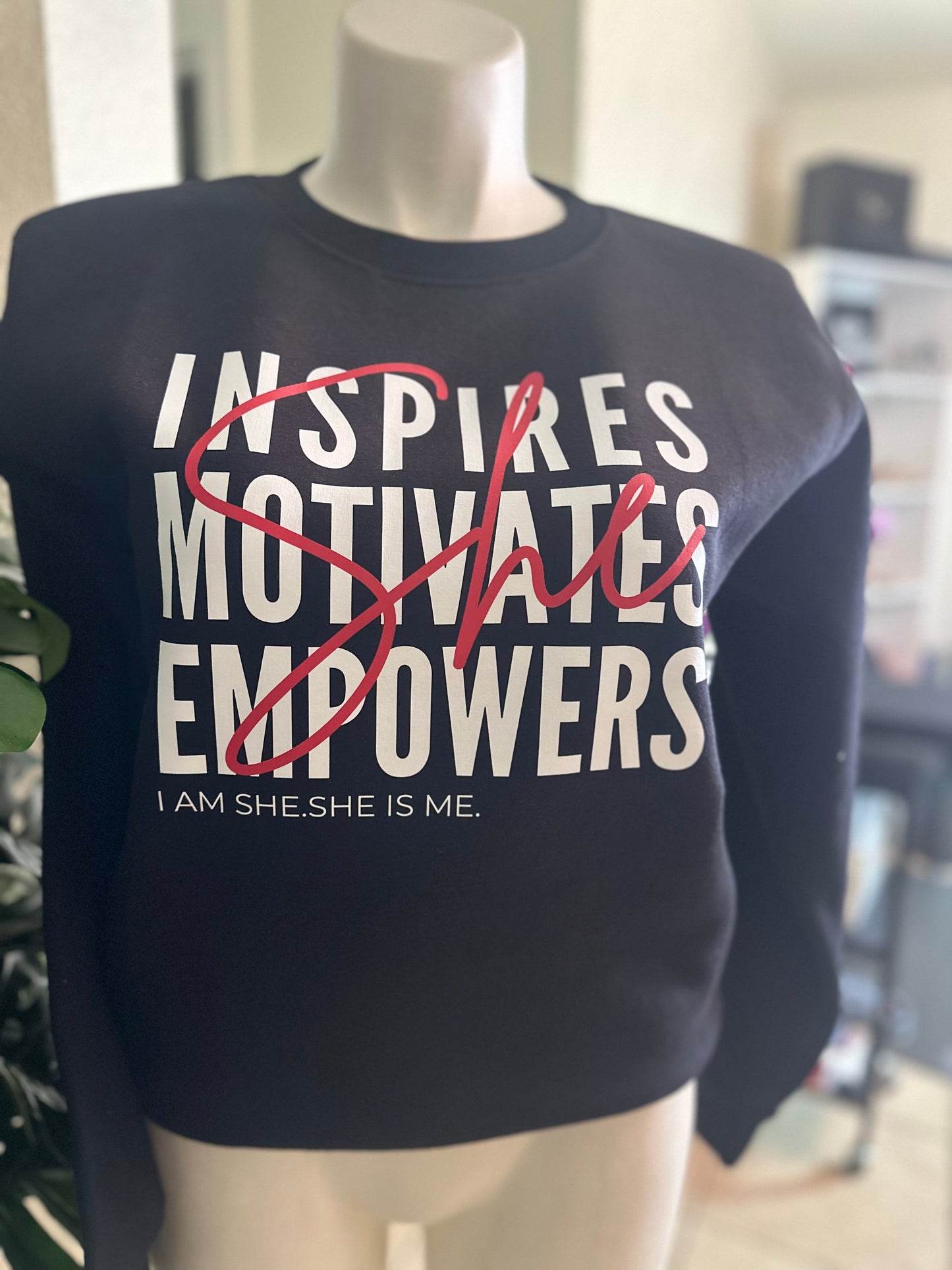 ✨ “She Is Me” Empowerment Crewneck ✨