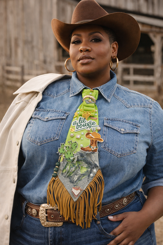 Custom Rodeo Inspired Tie