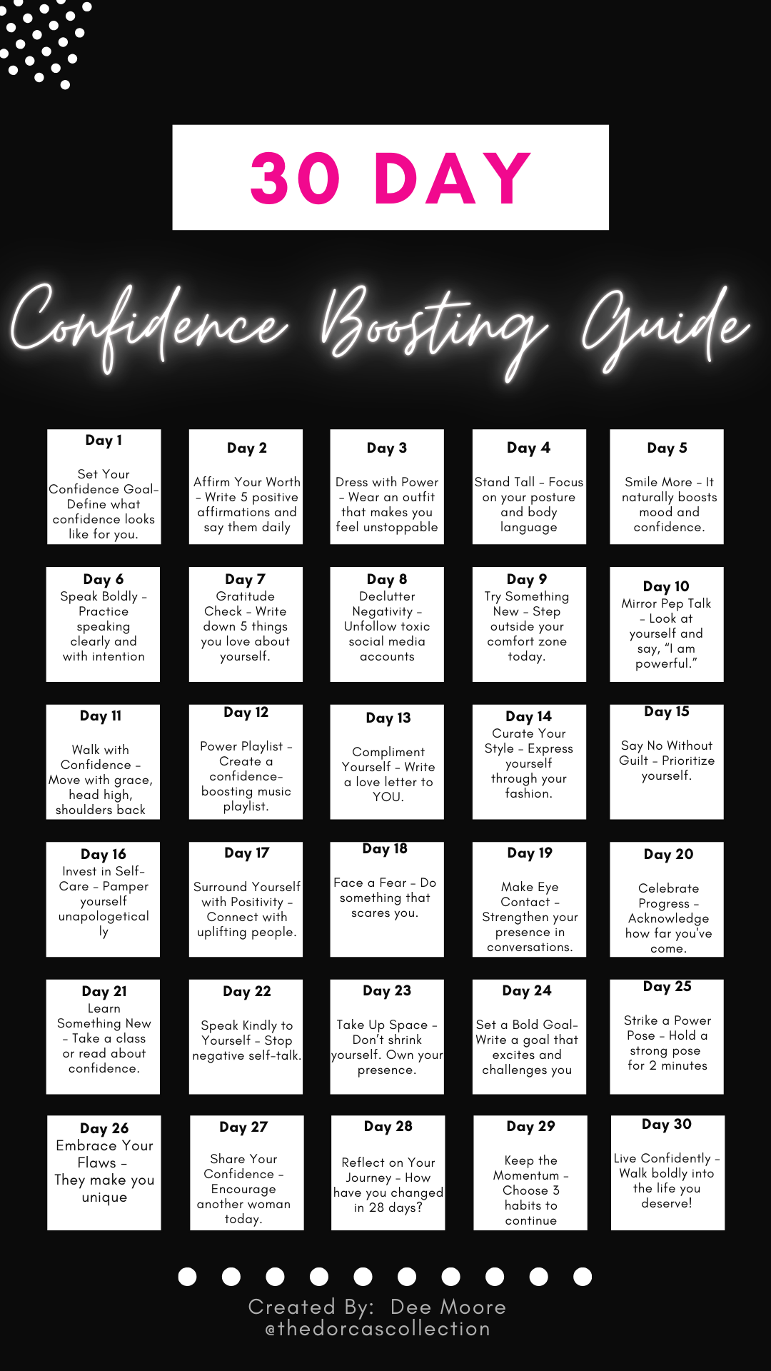 30 Day Confidence Boosting Guide