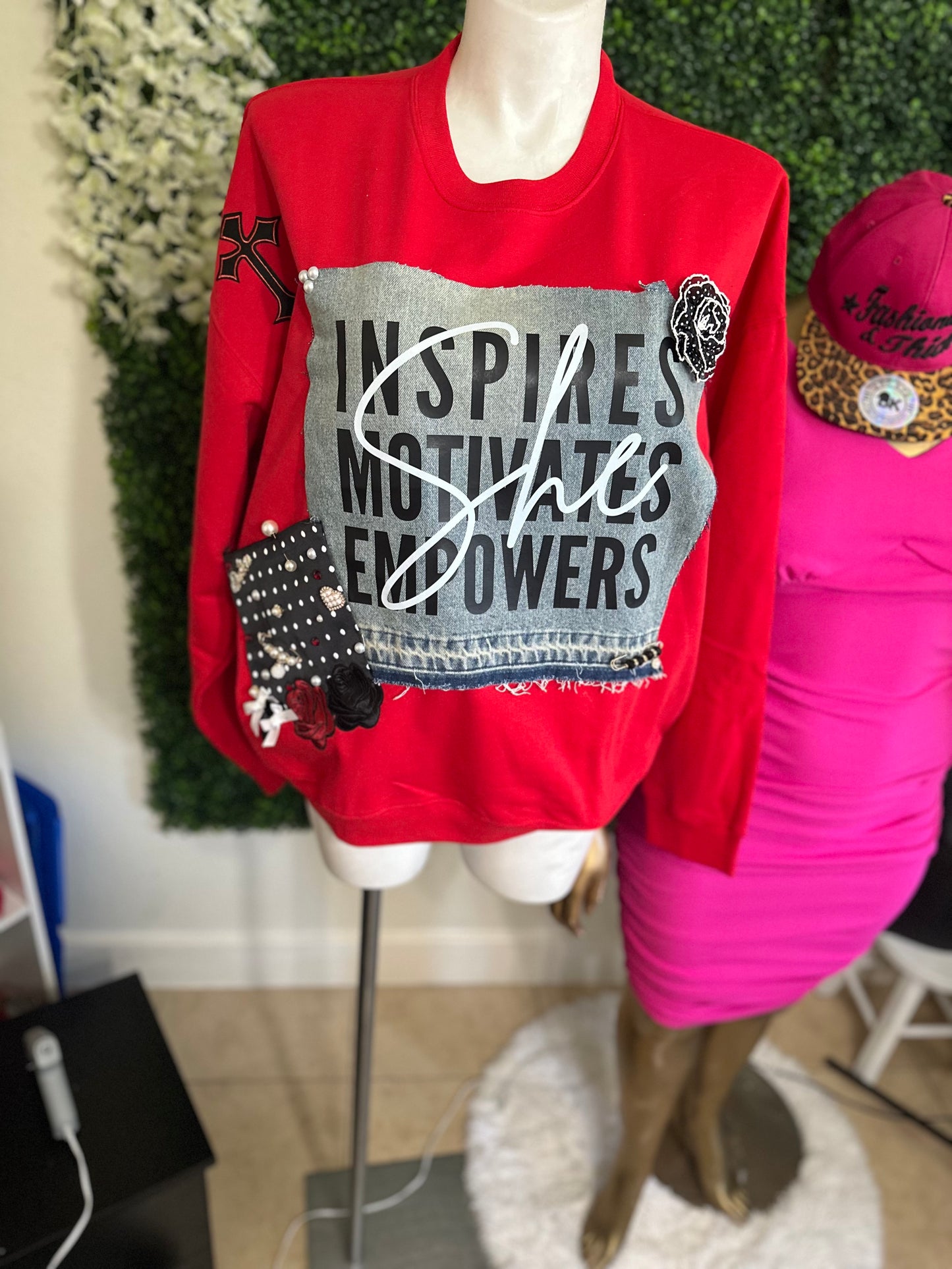 Custom “She Inspires” Sweatshirt