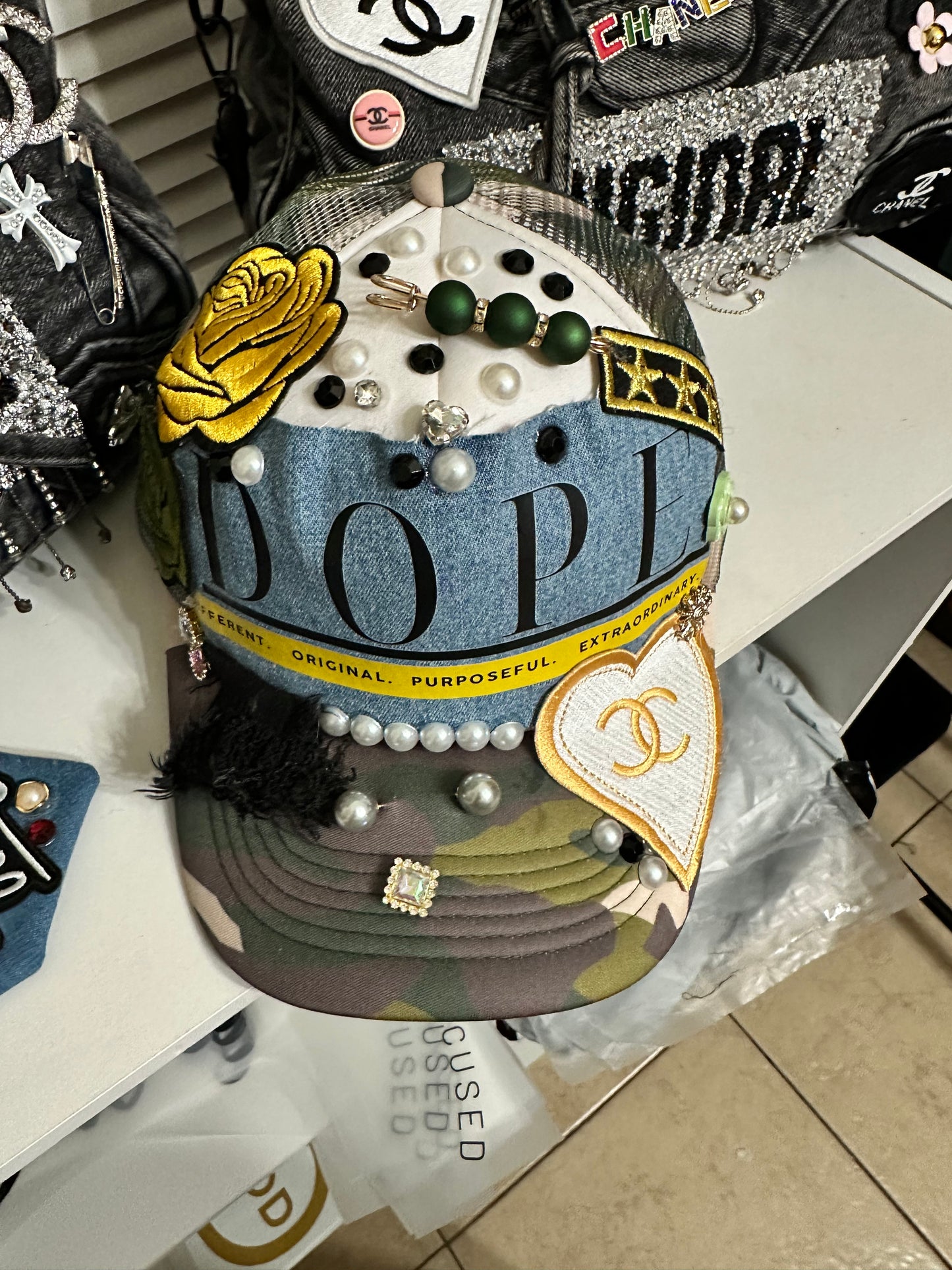 "Dope Energy "- Camo Remix Trucker Hat / Limited Edition