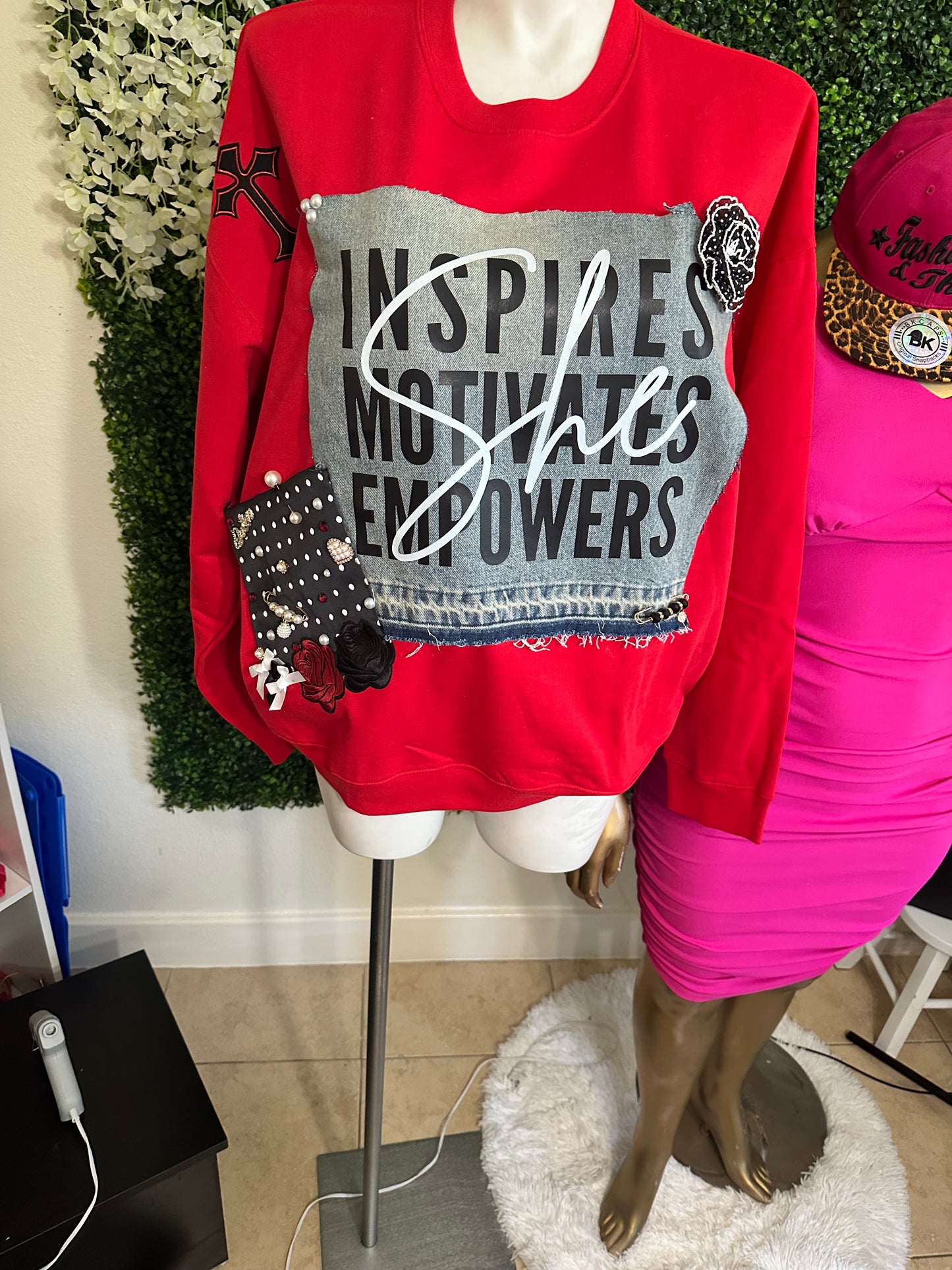 Custom “She Inspires” Sweatshirt