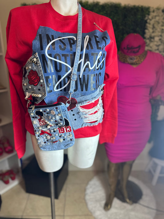 Custom “She Inspires” Sweatshirt