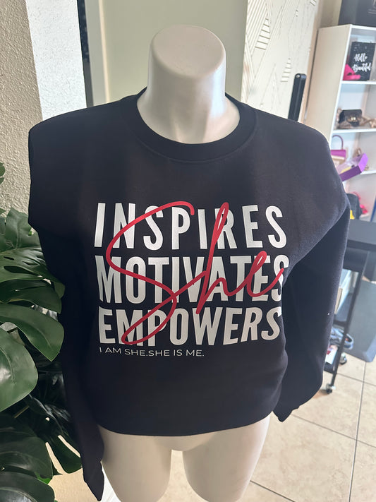 ✨ “She Is Me” Empowerment Crewneck ✨