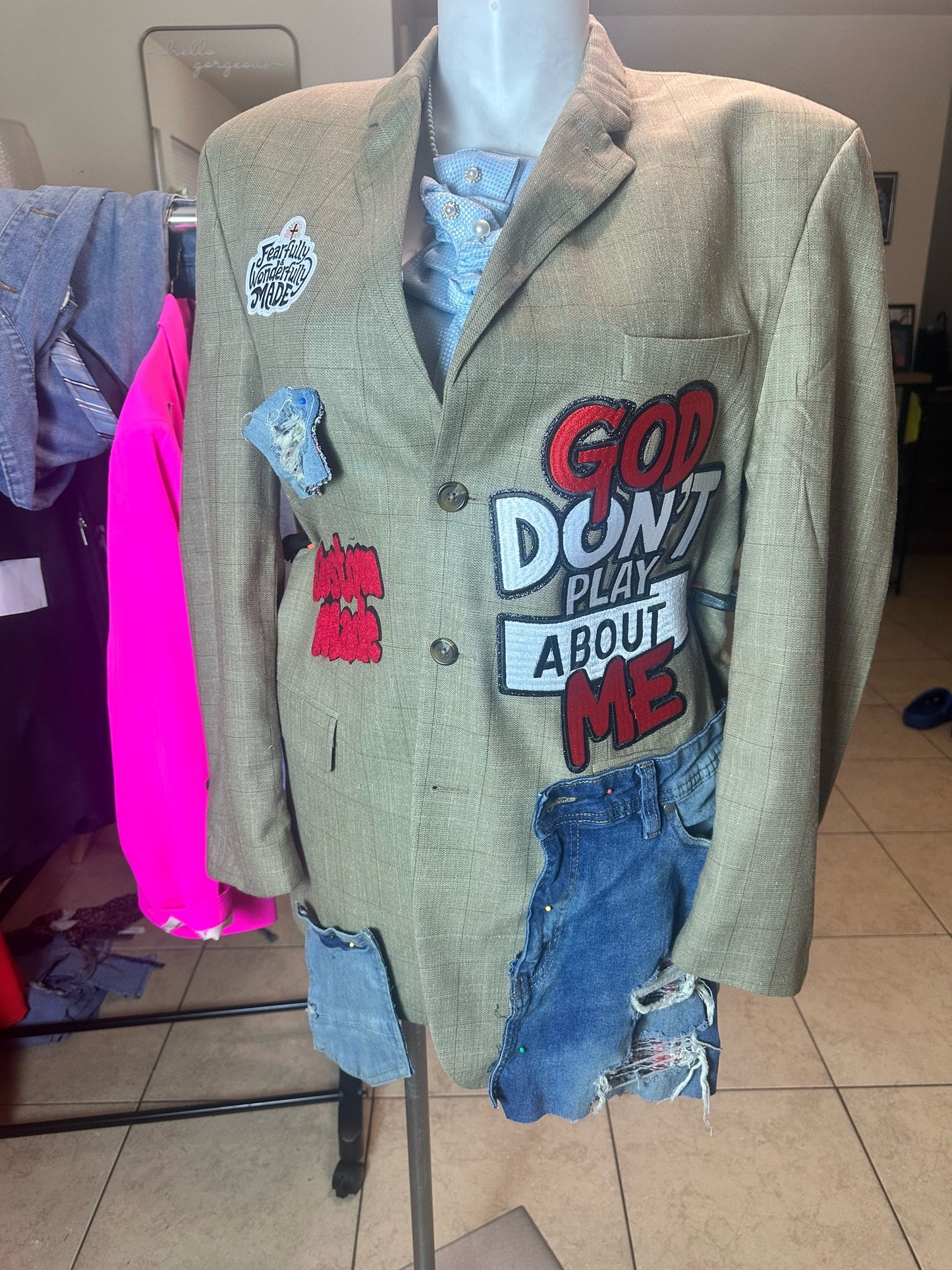 Custom Blazer, Vest or Jacket (Jacket Supplied)
