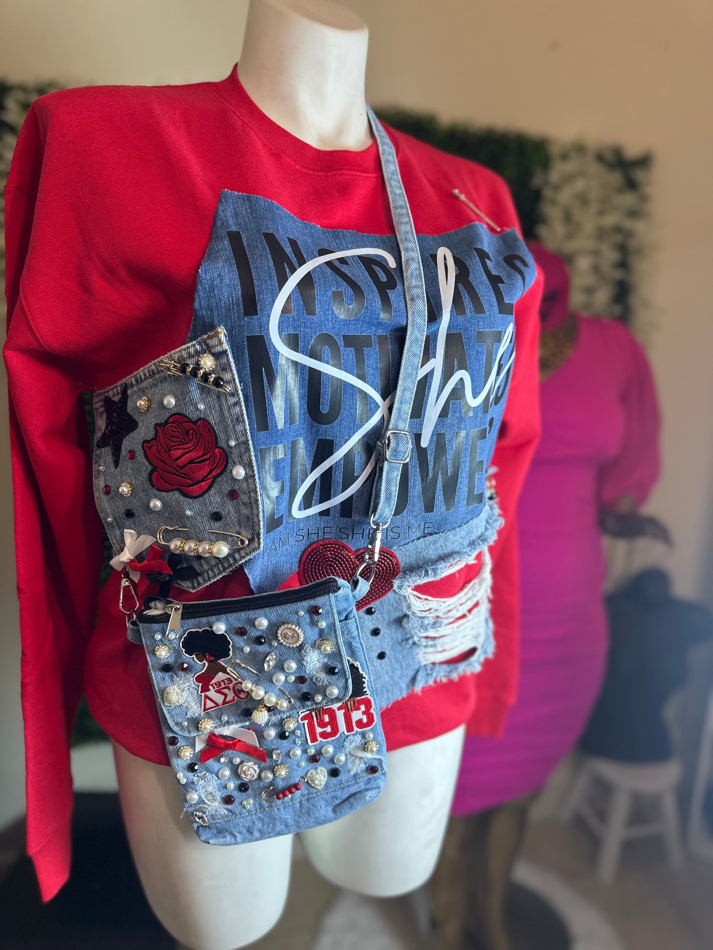 Custom “She Inspires” Sweatshirt
