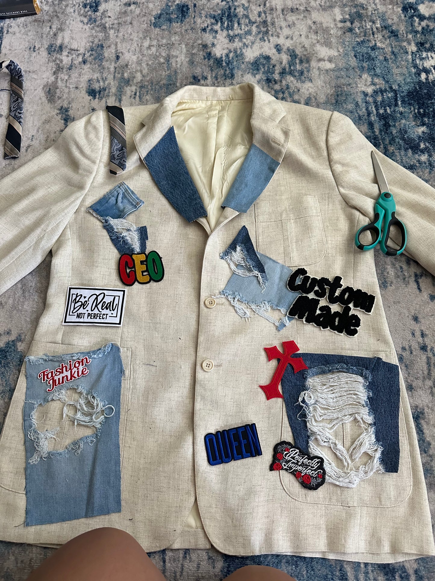 Custom Blazer, Vest or Jacket (Jacket Supplied)