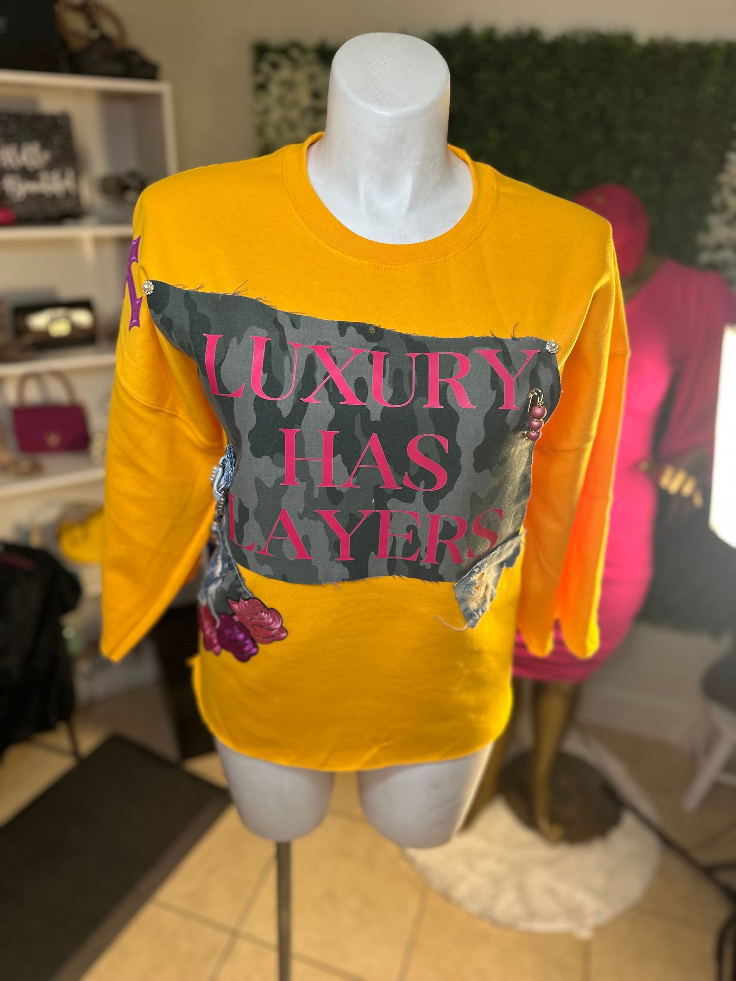 Luxury has Layers Custom Sweatshirt