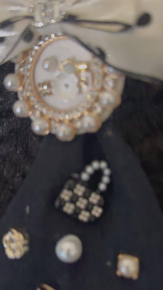 Chanel-Inspired Custom Denim Ties